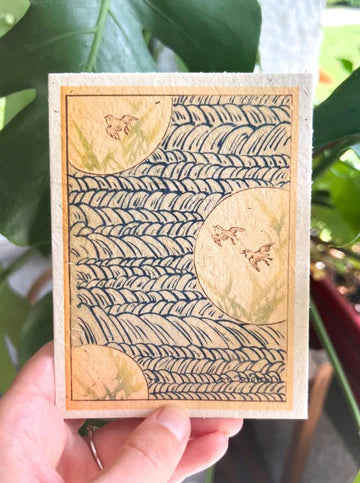 Wildflower Bird Card