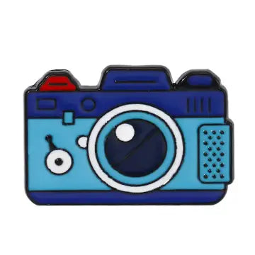 Blue Camera Pin