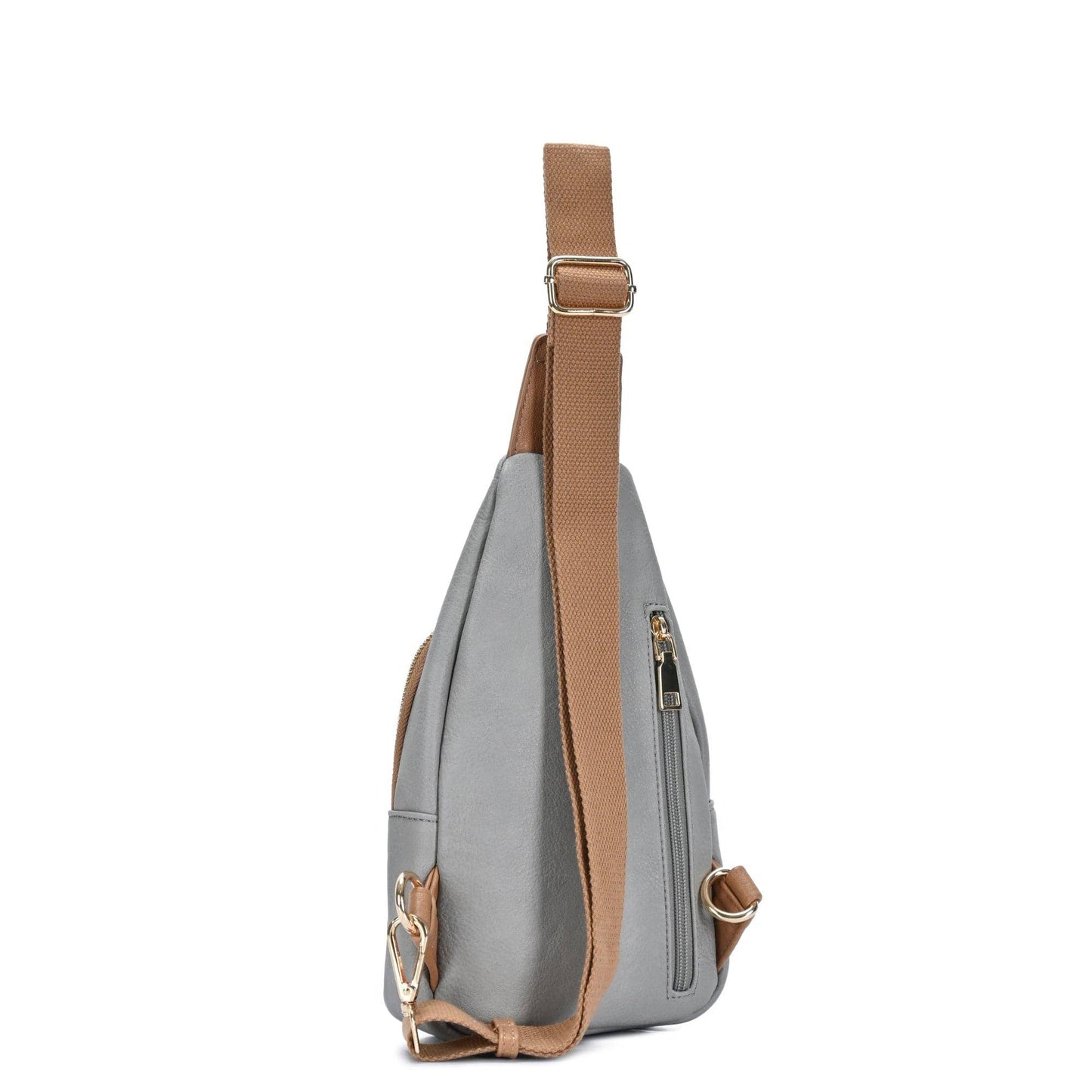 BGT5703 Tasha Multi Zip Compartment Sling Bag: Blue
