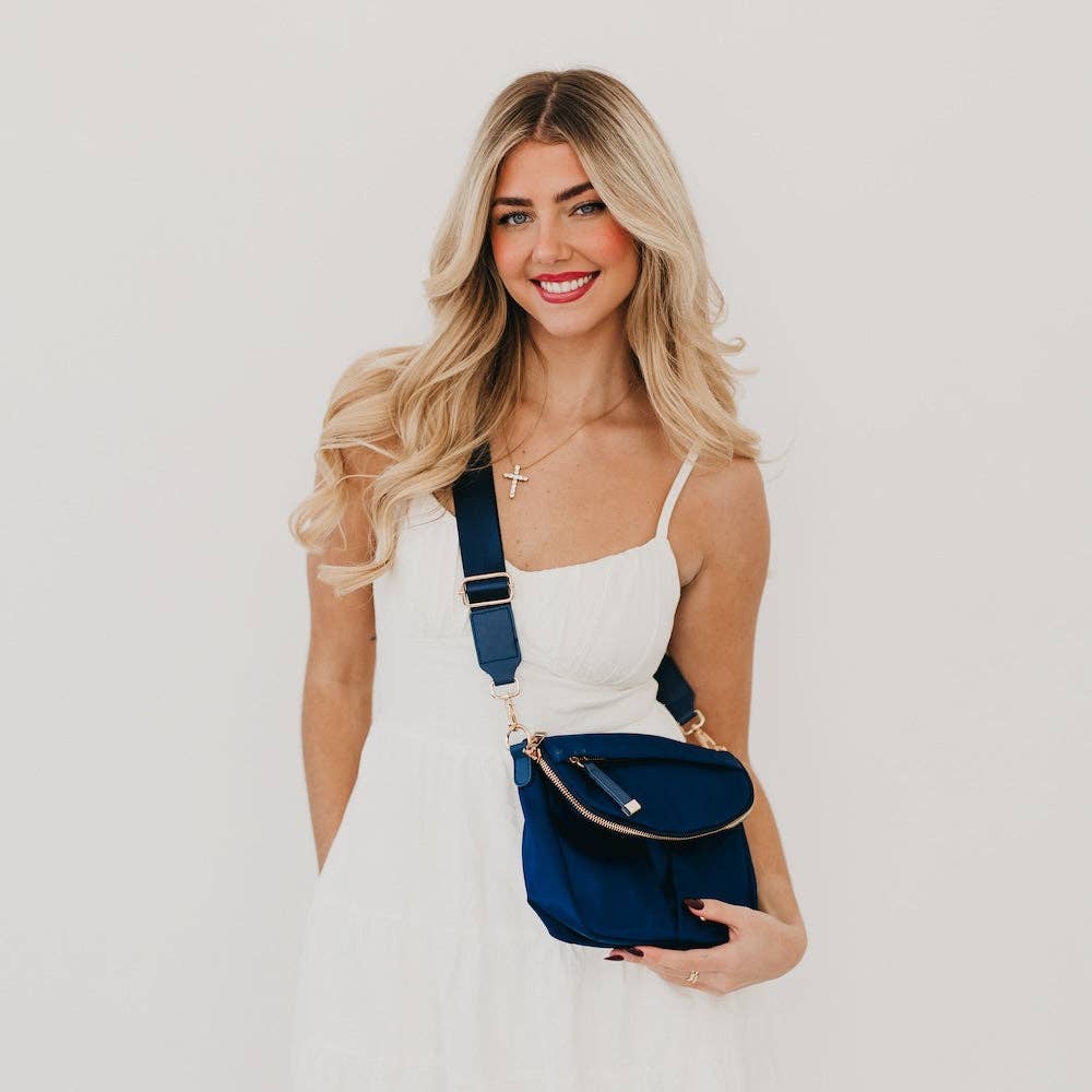 Tilly Crossbody Bag Wholesale: Navy