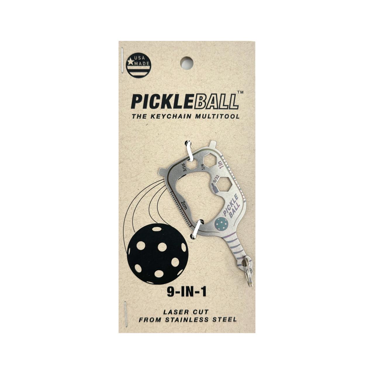 Pickleball 9-in-1 Keychain Multi-Tool
