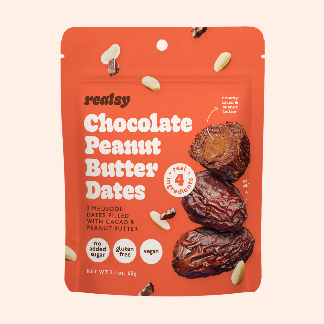 Chocolate Peanut Butter-Filled Medjool Dates