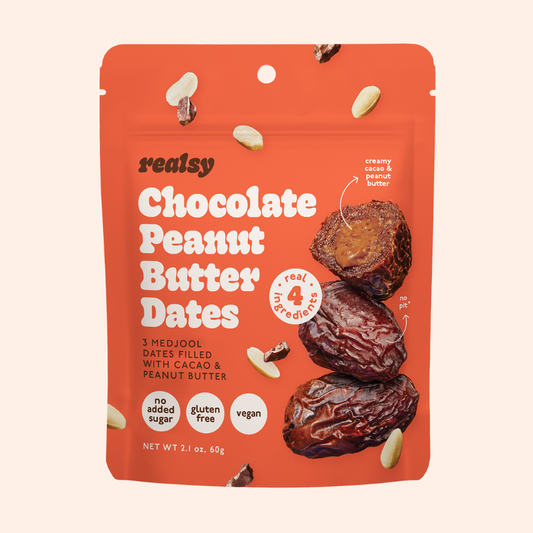 Chocolate Peanut Butter-Filled Medjool Dates