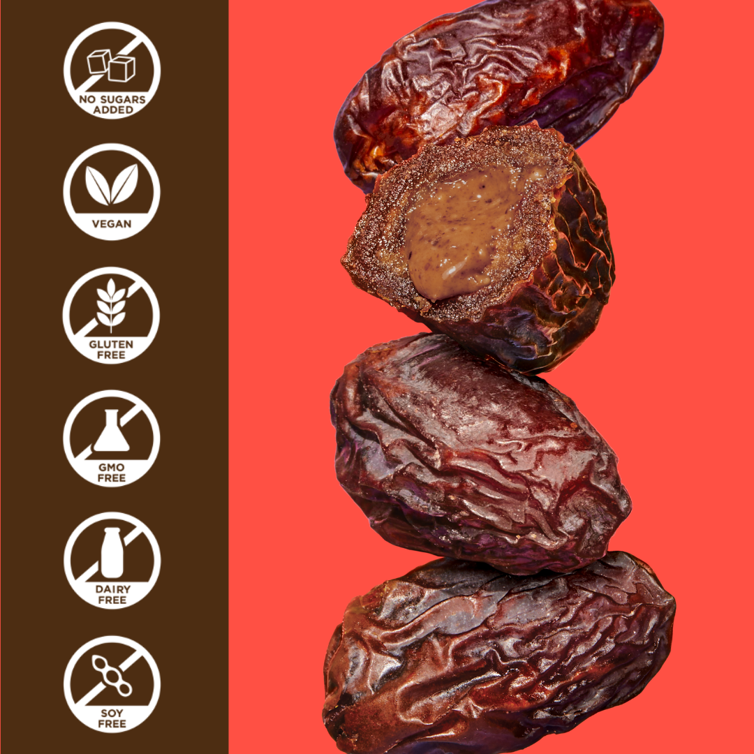 Chocolate Peanut Butter-Filled Medjool Dates
