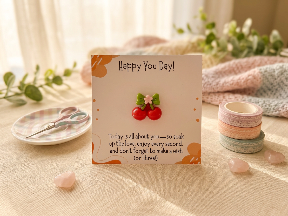 Happy Birthday Pocket Hug Card Celebration Token For Her