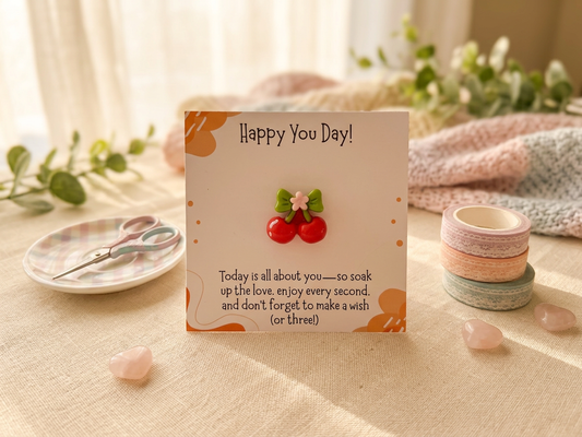 Happy Birthday Pocket Hug Card Celebration Token For Her