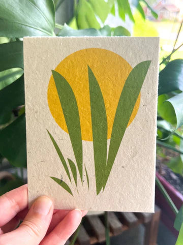 Wildflower Sun Card
