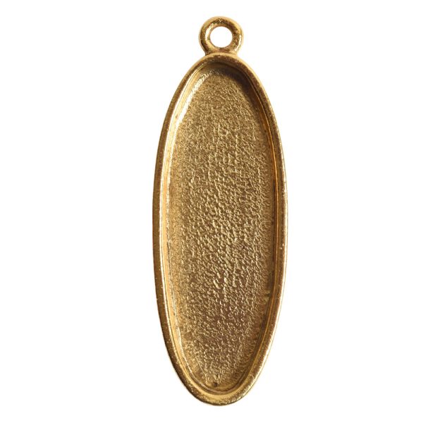 Layers Of Healing Necklace - Oblong Antique Brass
