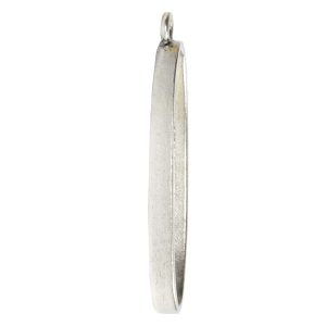 Layers Of Healing Necklace - Oblong Antique Silver