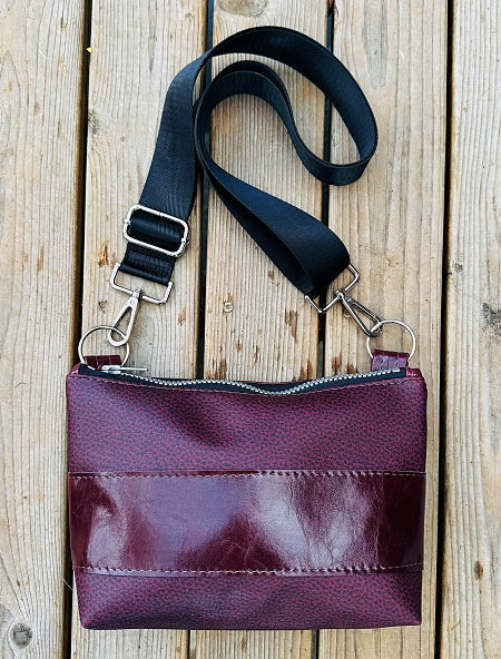 Eggplant Journey Crossbody purse