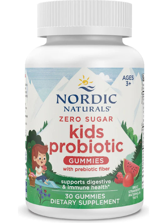 Probiotic Gummies Kids 30 Nordic ZERO SUGAR
