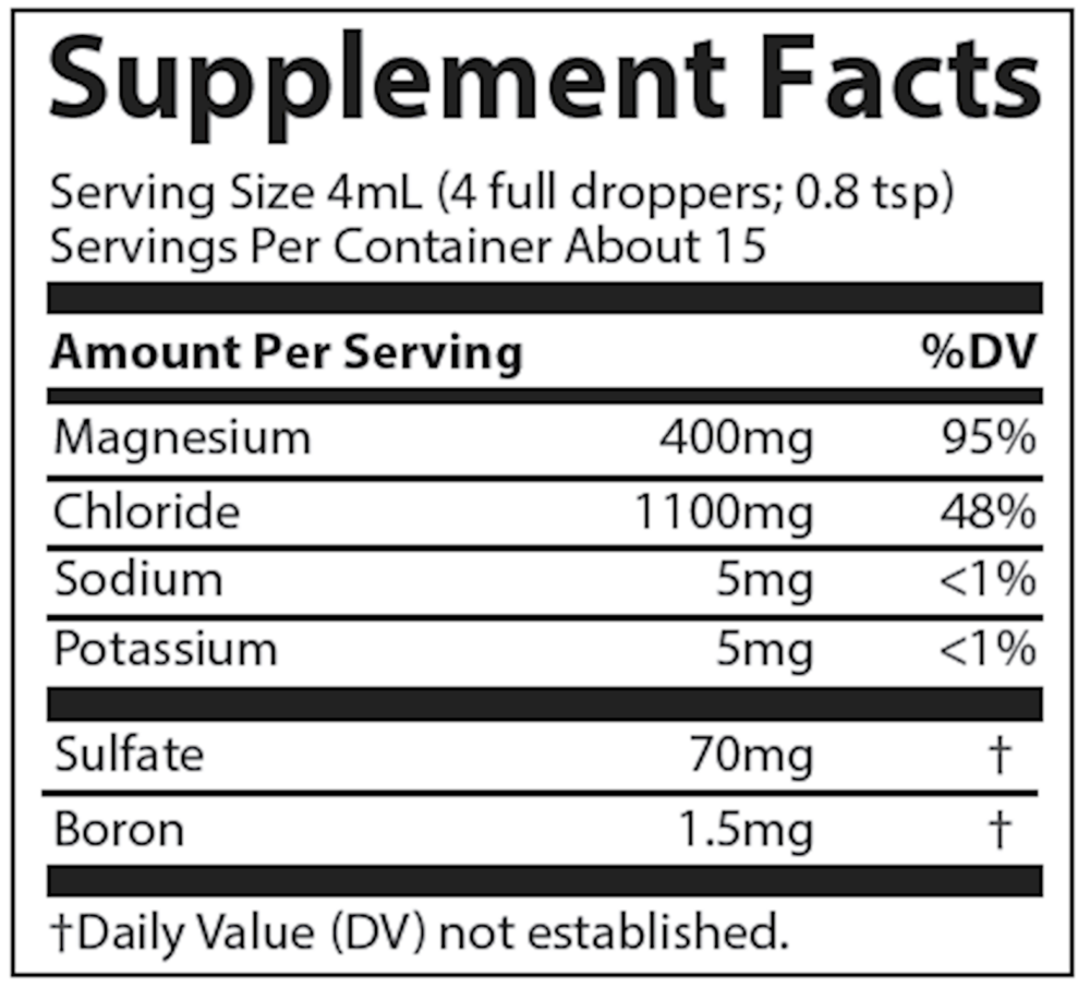 Liquid Ionic Magnesium
