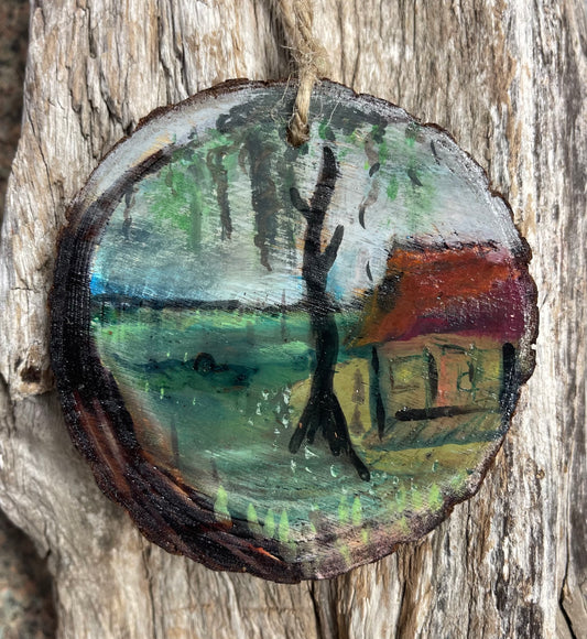 Lou's Painted Ornament