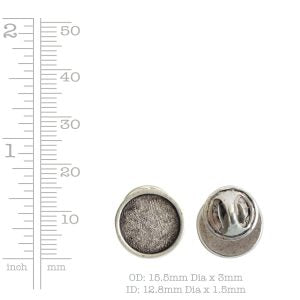 Layers Of Healing Lapel Pin - Antique Silver