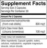 Glucosamine 60 capsules