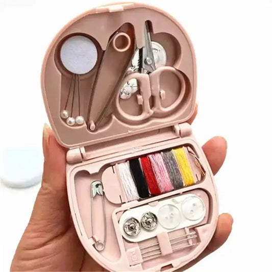 Portable Mini Sewing Kit "Pink"