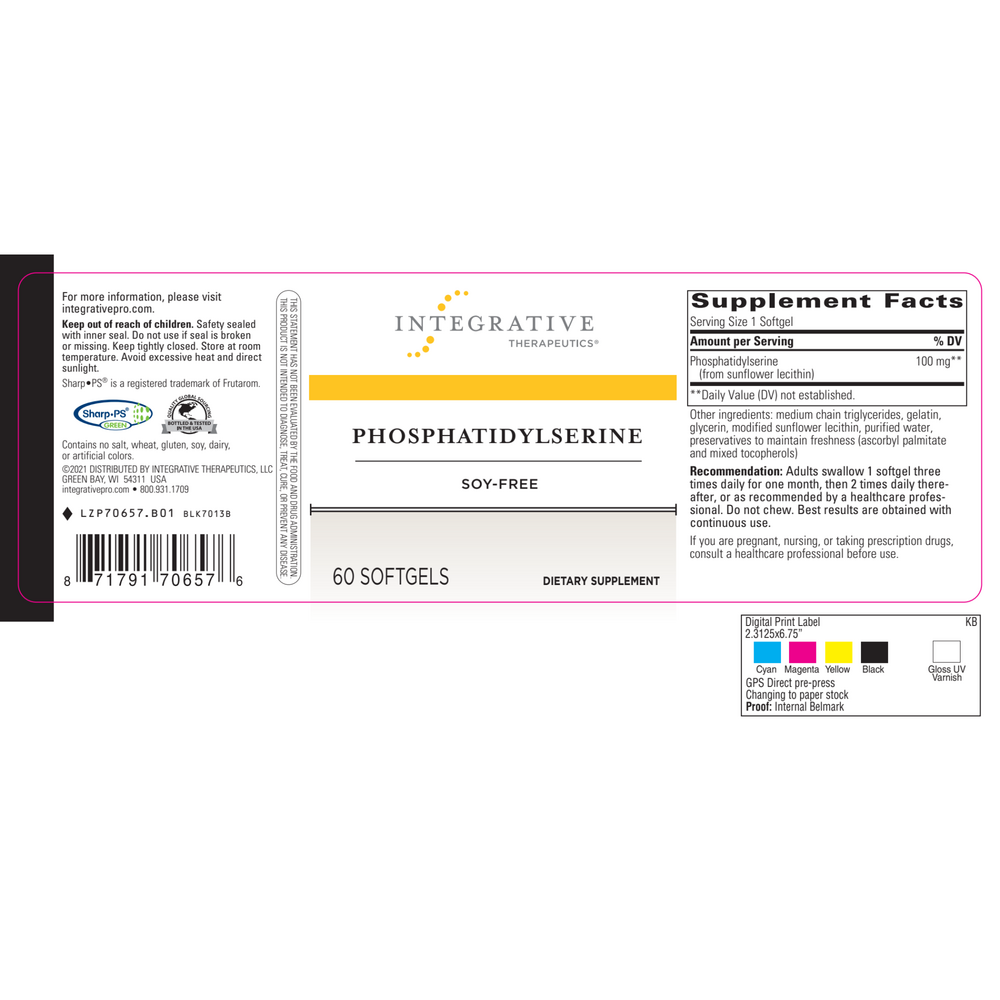 Phosphatidyl Serine  - Intergrative Therapeutics