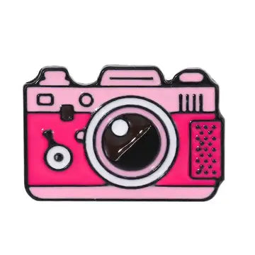 Pink Camera Pin
