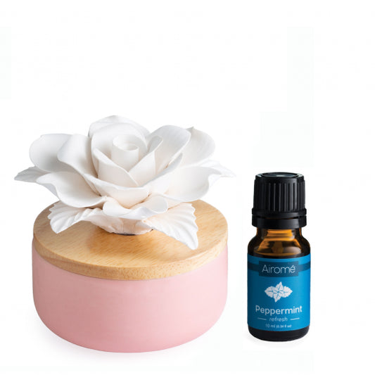 Porcelain Aroma Diffuser - ROSE