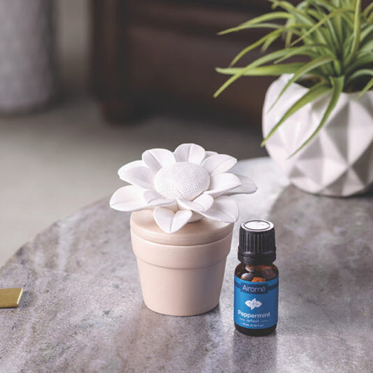 Porcelain Aroma Diffuser - SUNFLOWER